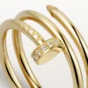 Anillo Juste Un Clou – Oro amarillo, diamantes – Cartier