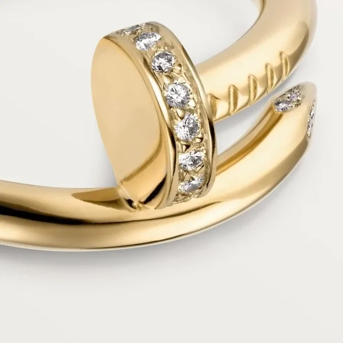 Anillo Juste Un Clou – Oro amarillo, diamantes – Cartier