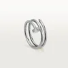 Anillo Juste Un Clou – Oro blanco, diamantes – Cartier