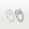 Anillo Juste Un Clou – Oro blanco, diamantes – Cartier