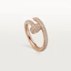 Anillo Juste Un Clou – Oro rosa, diamantes – Cartier