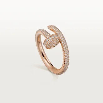 Anillo Juste Un Clou – Oro rosa, diamantes – Cartier