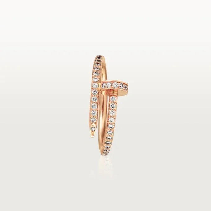 Anillo Juste Un Clou – Oro rosa, diamantes – Cartier