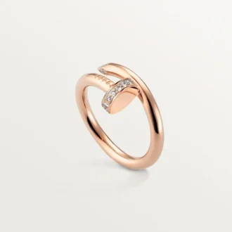 Anillo Juste Un Clou – Oro rosa, diamantes – Cartier