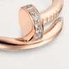 Anillo Juste Un Clou – Oro rosa, diamantes – Cartier