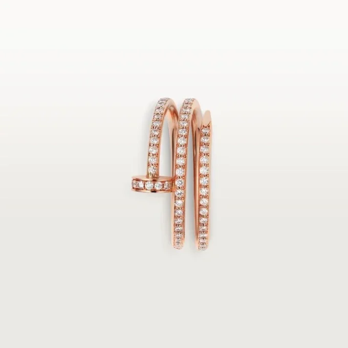Anillo Juste Un Clou – Oro rosa, diamantes – Cartier