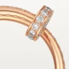 Anillo Juste Un Clou – Oro rosa, diamantes – Cartier