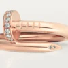 Anillo Juste Un Clou – Oro rosa, diamantes – Cartier