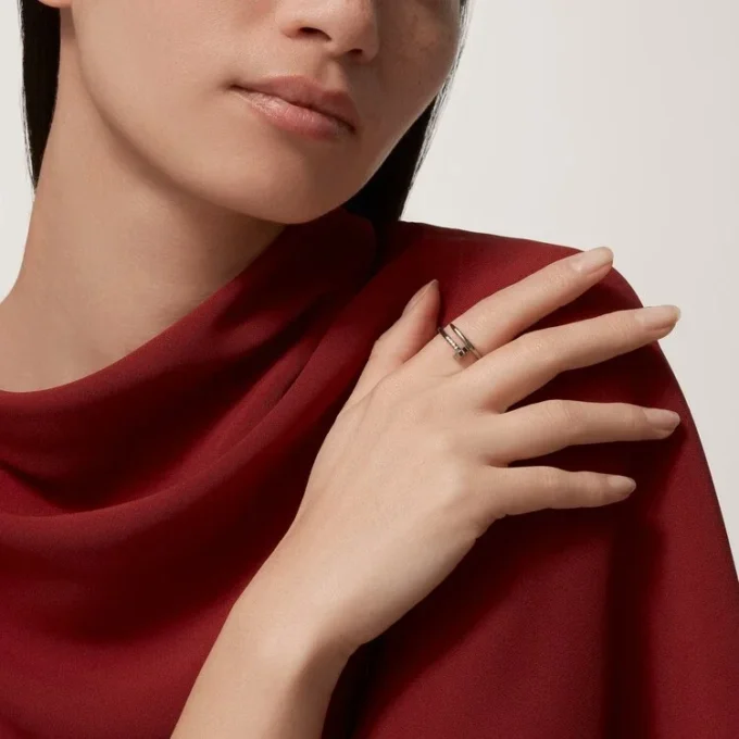Anillo Juste Un Clou Sm – Oro blanco – Cartier