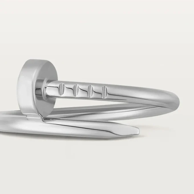 Anillo Juste Un Clou Sm – Oro blanco – Cartier