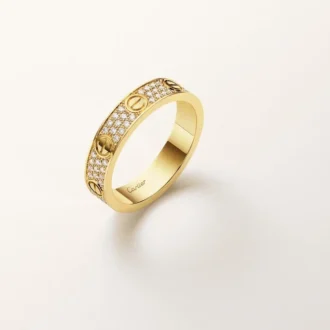 Anillo Love, modelo pequeño, pavé