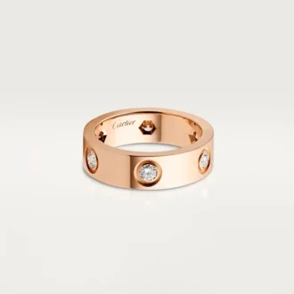 Anillo Love – Oro rosa, diamantes – Cartier