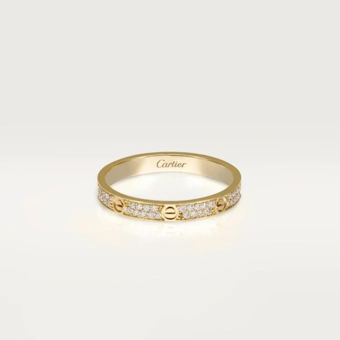 Anillo Love, talla pequeña – Oro amarillo, diamantes – Cartier