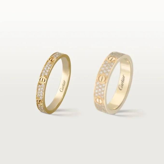 Anillo Love, talla pequeña – Oro amarillo, diamantes – Cartier