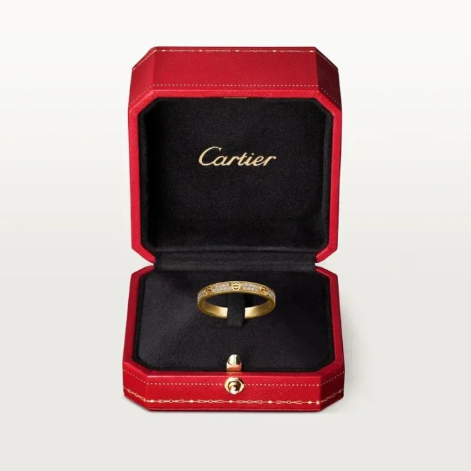 Anillo Love, talla pequeña – Oro amarillo, diamantes – Cartier