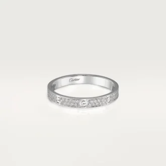 Anillo Love, talla pequeña – Oro blanco, diamantes – Cartier