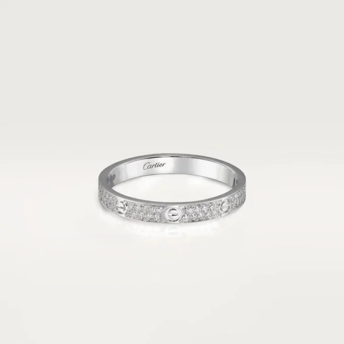 Anillo Love, talla pequeña – Oro blanco, diamantes – Cartier