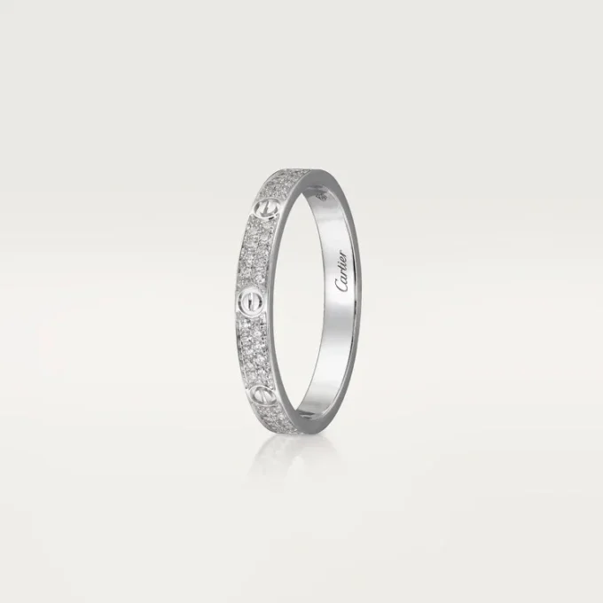 Anillo Love, talla pequeña – Oro blanco, diamantes – Cartier