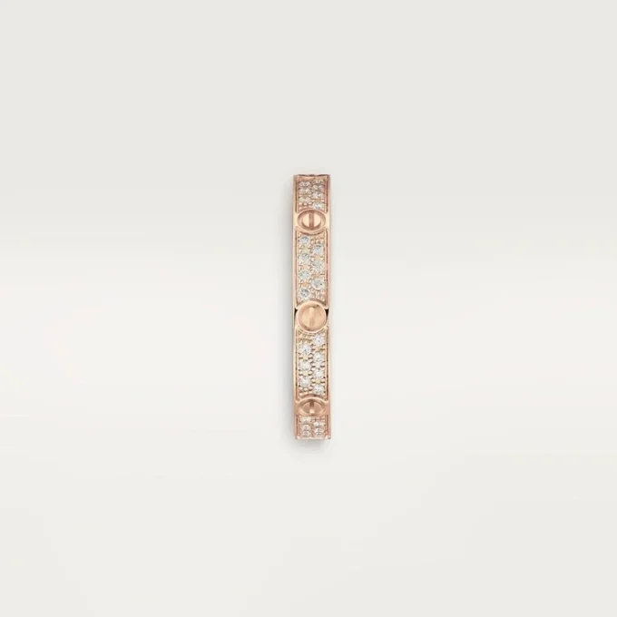Anillo Love, talla pequeña – Oro rosa, diamantes – Cartier