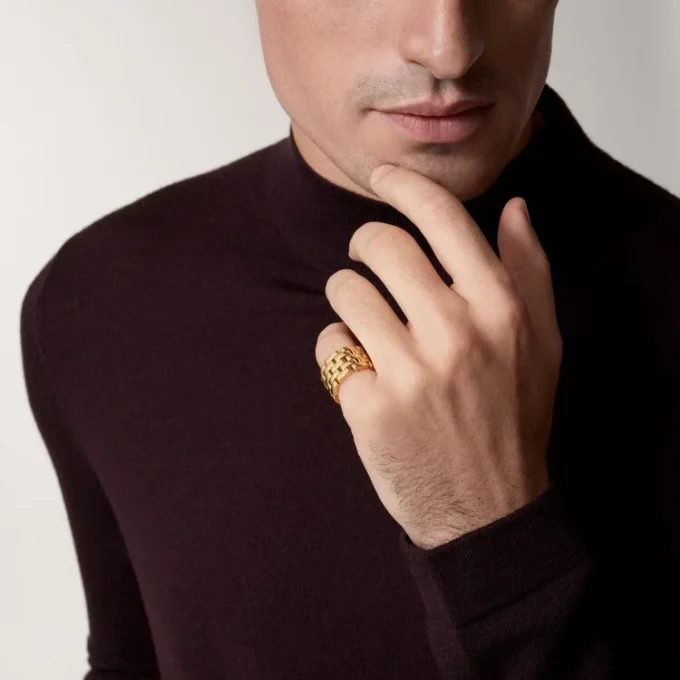 Anillo Maillon Panthere – Oro amarillo – Cartier