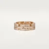 Anillo Maillon Panthere, triple fila, pavé