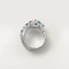 Anillo Panthere de Cartier, modelo mediano, semipavé