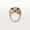 Anillo Panthere de Cartier – Oro amarillo, granates tsavorita, ónix – Cartier