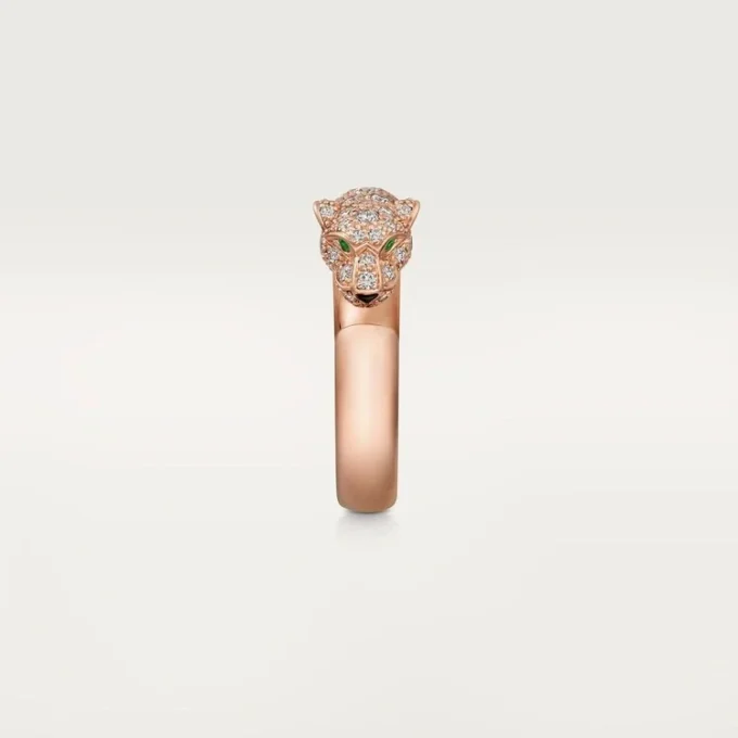 Anillo Panthere de Cartier – Oro rosa, ónix, esmeraldas, diamantes – Cartier