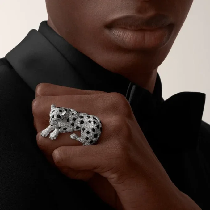 Anillo Panthere De Cartier, pavé