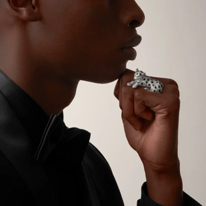 Anillo Panthere De Cartier, pavé