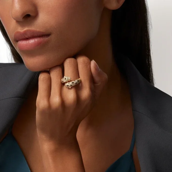 Anillo Panthere de Cartier, semipavé