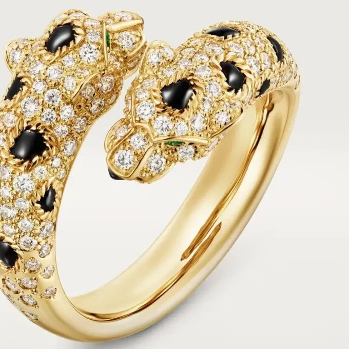 Anillo Panthere de Cartier, semipavé