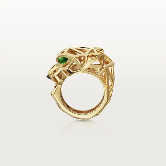 Anillo Panthere de Cartier – Tsavorita y oro amarillo | Cartier EE. UU.