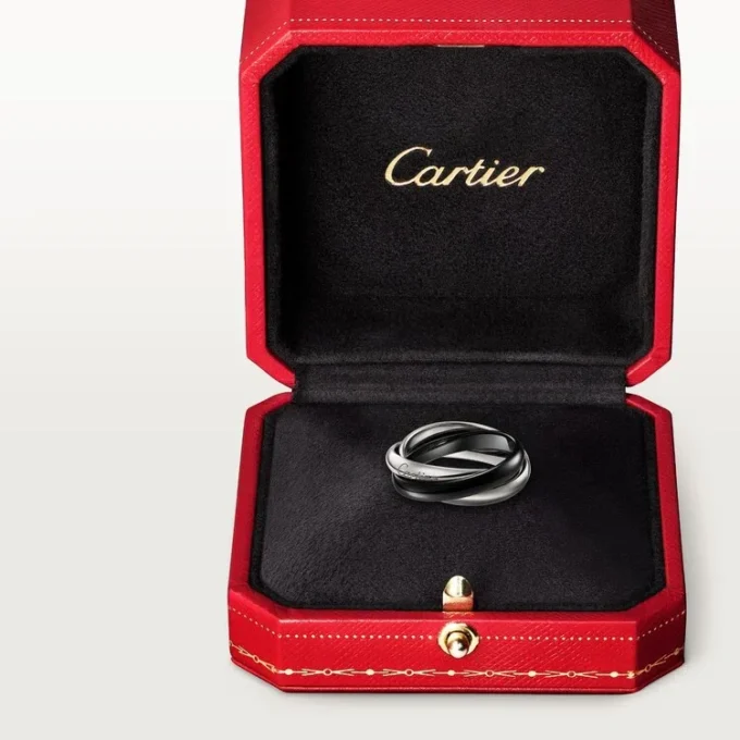 Anillo Trinity, cerámica, modelo clásico