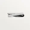 Anillo Trinity, cerámica, modelo pequeño, medio pavé
