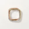 Anillo Trinity Cushion, modelo clásico, pavé