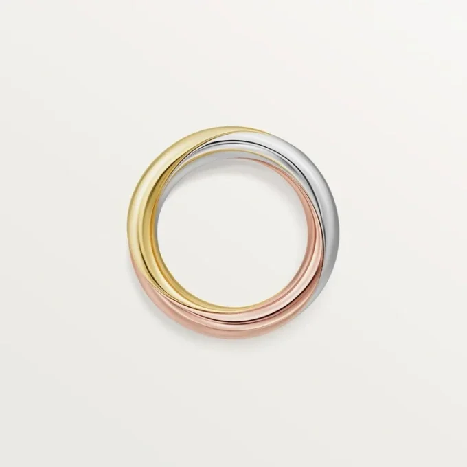 Anillo Trinity, semipavé
