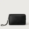 Bolsa cuadrada, Must de Cartier – Piel de becerro negra, acabado en paladio – Cartier