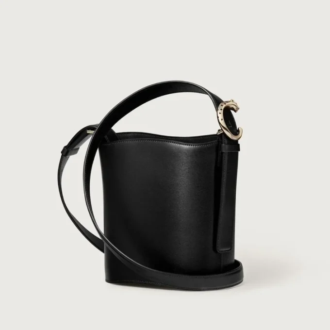 Bolso mini tipo cubo, Panthere C