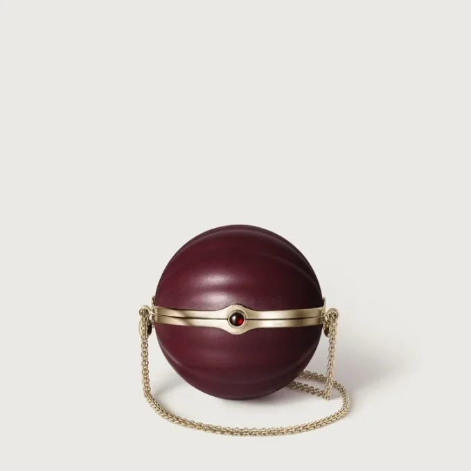 Bolso redondo con motivo gadroón, Cartier Soir