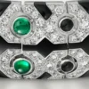 Brazalete Panthere De Cartier, esmeralda, pavé