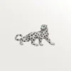Broche Panthere De Cartier – Oro blanco, esmeraldas, ónix, diamantes – Cartier