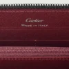 Cartera internacional con cremallera, Must de Cartier – Piel de becerro negra, acabado en paladio – Cartier