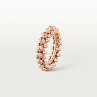 Clash De Cartier – Anillo con pavé de diamantes en oro rosa | Cartier EE. UU.