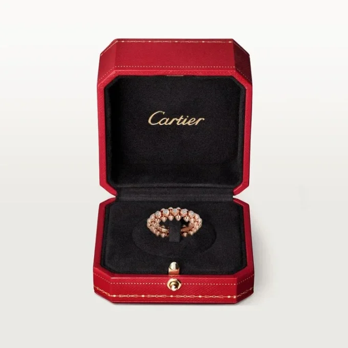 Clash De Cartier – Anillo con pavé de diamantes en oro rosa | Cartier EE. UU.