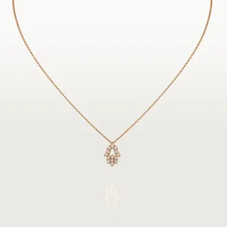 Colgante «Corazones y símbolos» – Oro rosa, diamantes – Cartier