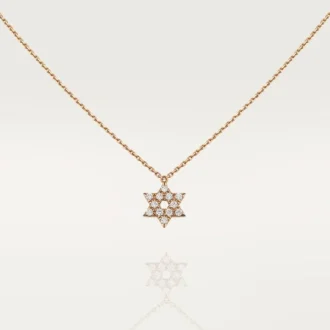 Colgante «Corazones y símbolos» – Oro rosa, diamantes – Cartier