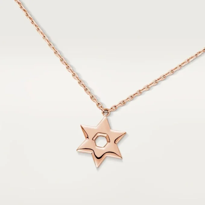 Colgante «Corazones y símbolos» – Oro rosa, diamantes – Cartier