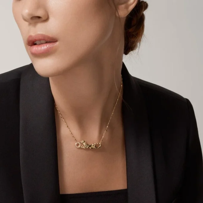 Colgante Panthere De Cartier, diamantes