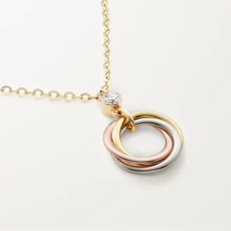 Colgante Trinity, 1 diamante